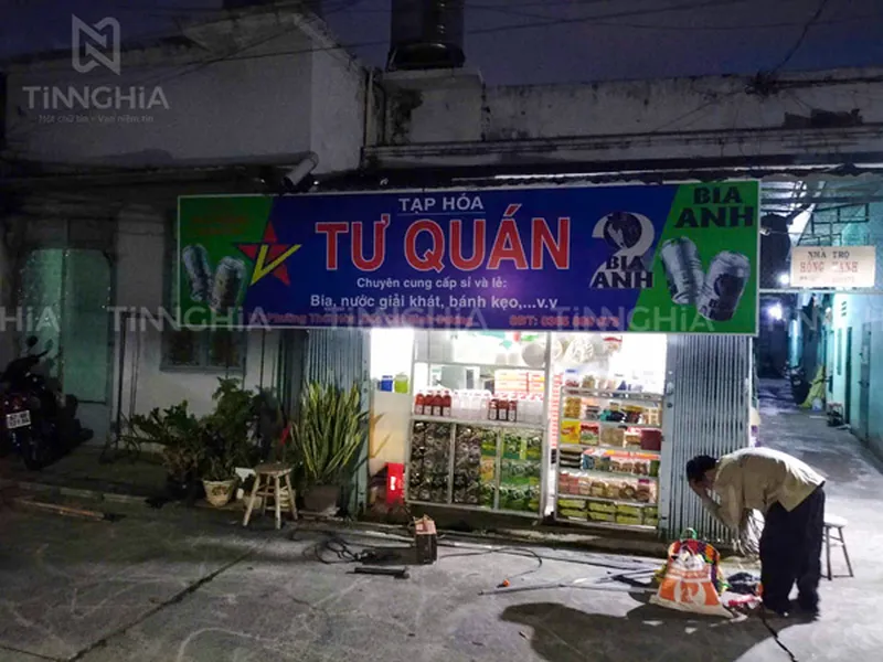 BẢNG HIỆU BẠT HIFLEX DĨ AN | IN BẠT QUẢNG CÁO BÌNH DƯƠNG