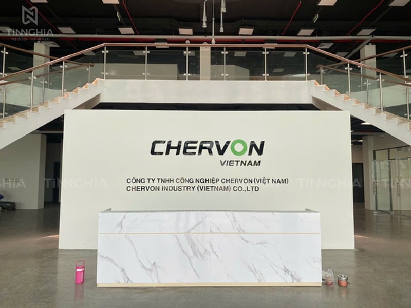 BẢNG HIỆU CHỮ MICA CÔNG TY TPHCM | CHERVON VIETNAM