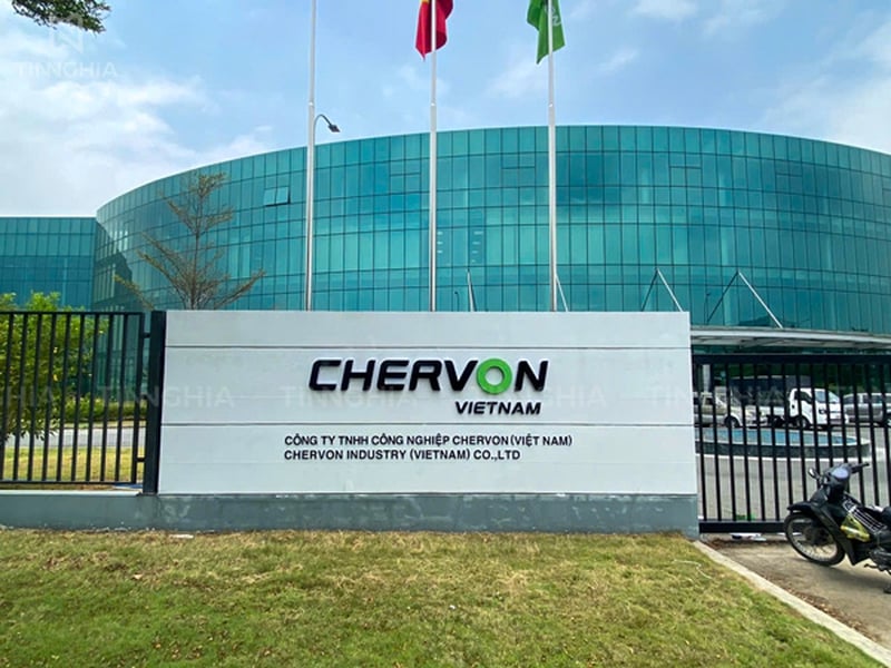 BẢNG HIỆU CHỮ MICA CÔNG TY TPHCM | CHERVON VIETNAM