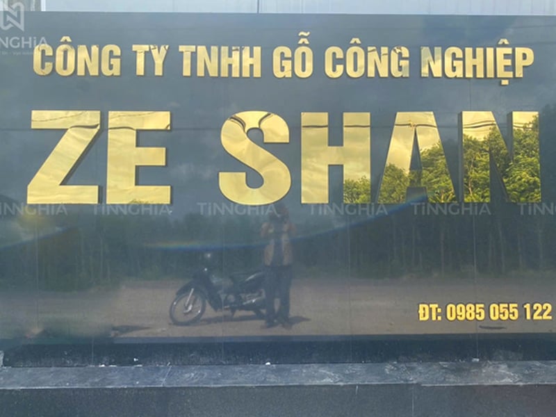 BÁO GIÁ CHỮ INOX VÀNG GƯƠNG THEO KÍCH THƯỚC