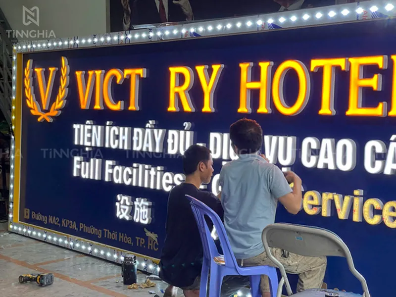 BẢNG HIỆU CÔNG TY ĐẸP TPHCM | Thi Công Quảng Cáo Bình Dương Cũ