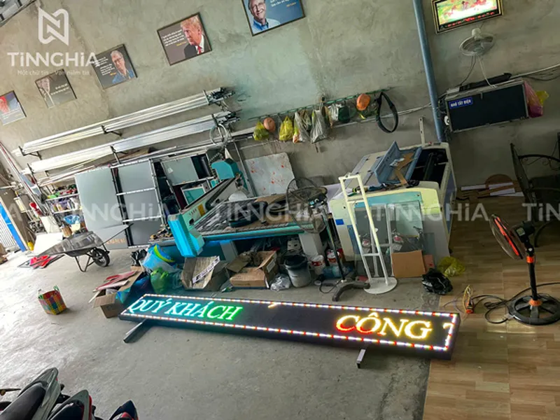 BẢNG HIỆU ĐIỆN TỬ DẦU TIẾNG - LED MA TRẬN, LED CHẠY CHỮ BÌNH DƯƠNG