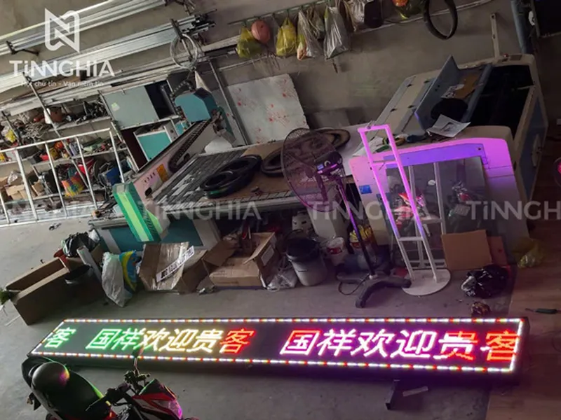BẢNG HIỆU ĐIỆN TỬ DẦU TIẾNG - LED MA TRẬN, LED CHẠY CHỮ BÌNH DƯƠNG