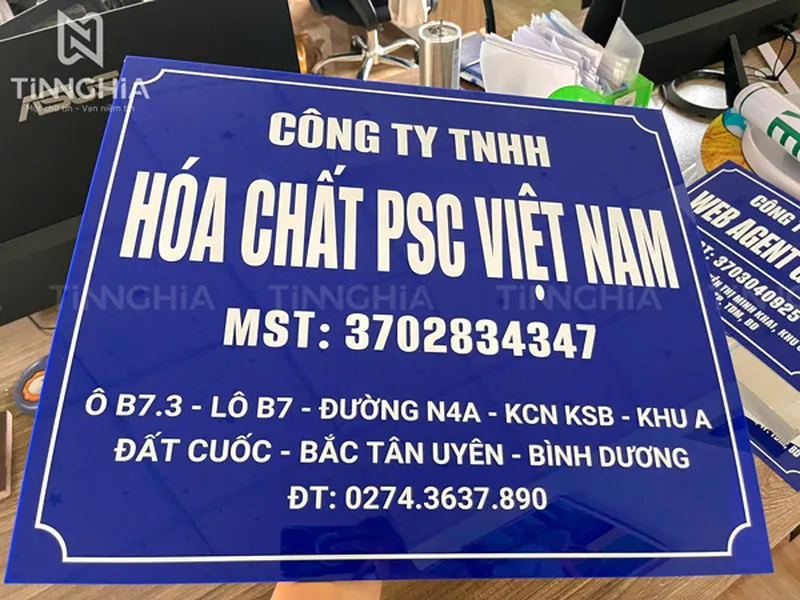 BẢNG HIỆU MICA BÌNH DƯƠNG | BIỂN MICA, CHỮ NỔI MICA