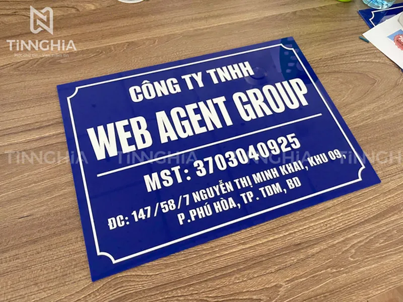 BẢNG HIỆU MICA BÌNH DƯƠNG | BIỂN MICA, CHỮ NỔI MICA