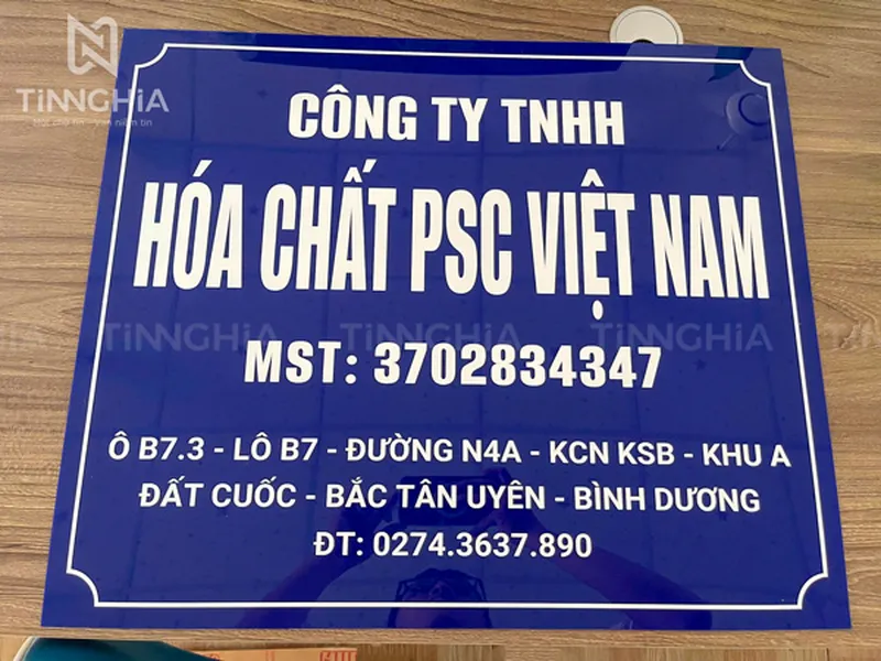 BẢNG HIỆU MICA BÌNH DƯƠNG | BIỂN MICA, CHỮ NỔI MICA