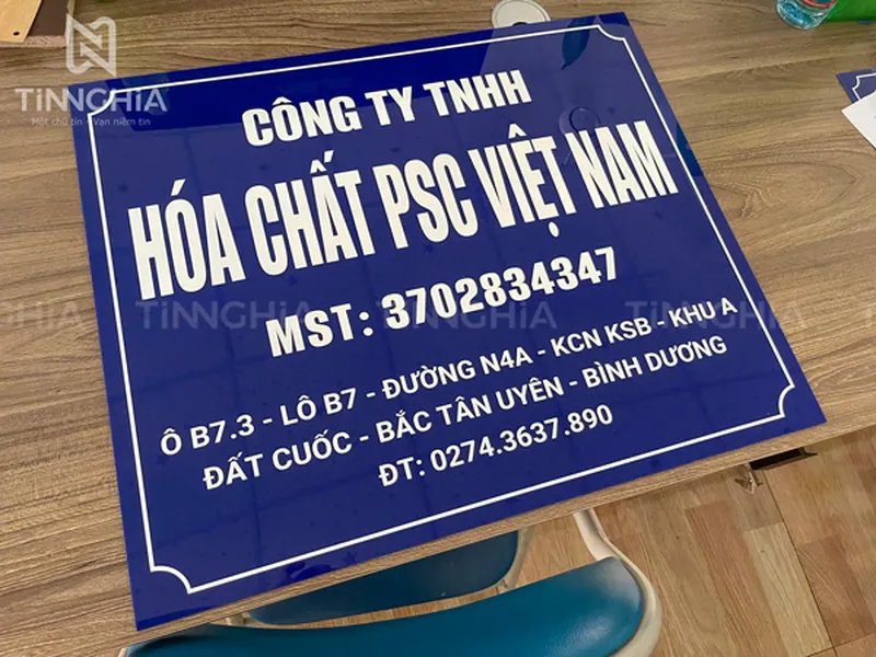 BẢNG HIỆU MICA BÌNH DƯƠNG | BIỂN MICA, CHỮ NỔI MICA