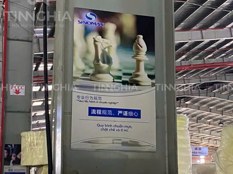 Làm biển thông báo nội quy giá rẻ cho doanh nghiệp, nhà xưởng tại Bình Dương