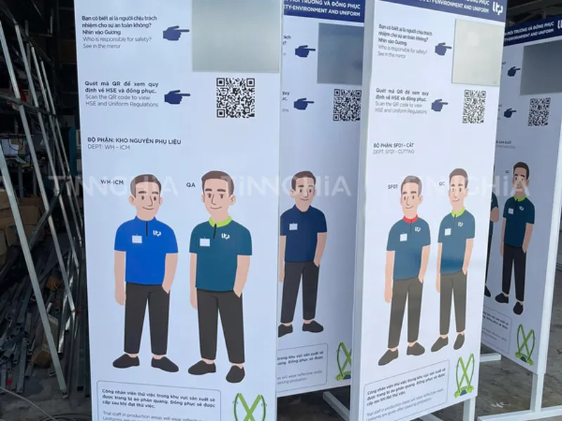 Làm biển thông báo nội quy giá rẻ cho doanh nghiệp, nhà xưởng tại Bình Dương