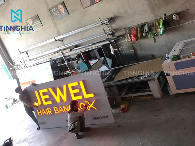 LÀM BẢNG HIỆU THUẬN AN GIÁ RẺ | BIỂN SALON TÓC ĐẸP BÌNH DƯƠNG