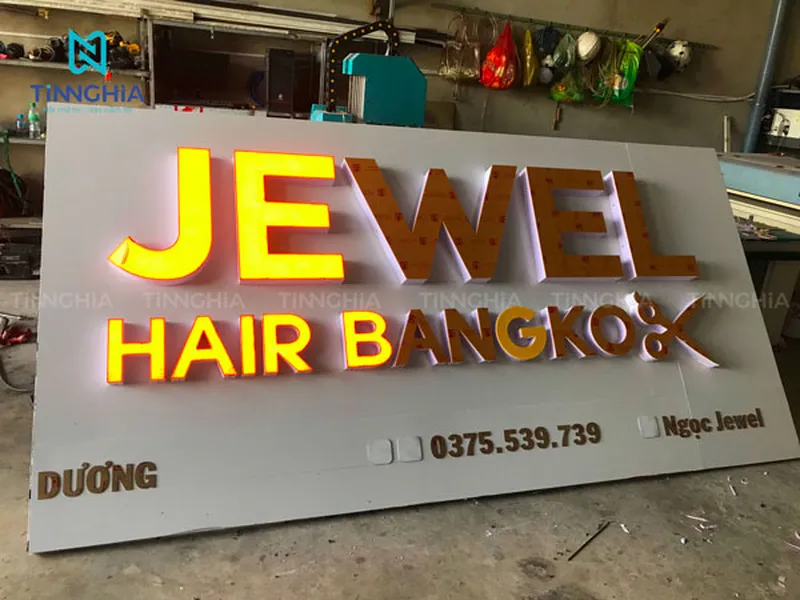 LÀM BẢNG HIỆU THUẬN AN GIÁ RẺ | BIỂN SALON TÓC ĐẸP BÌNH DƯƠNG