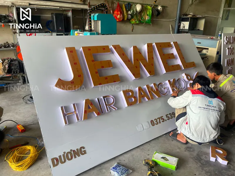 LÀM BẢNG HIỆU THUẬN AN GIÁ RẺ | BIỂN SALON TÓC ĐẸP BÌNH DƯƠNG