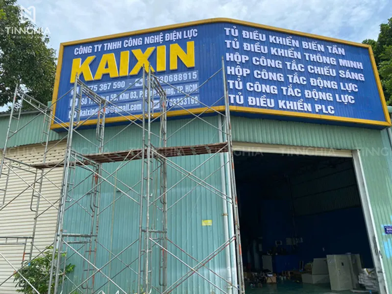 BẢNG HIỆU TÔN CHỮ NỔI BÌNH DƯƠNG