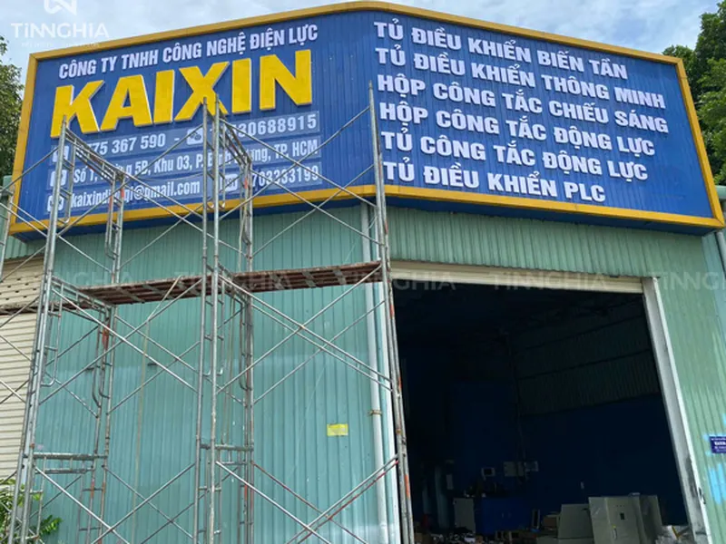 BẢNG HIỆU TÔN CHỮ NỔI BÌNH DƯƠNG