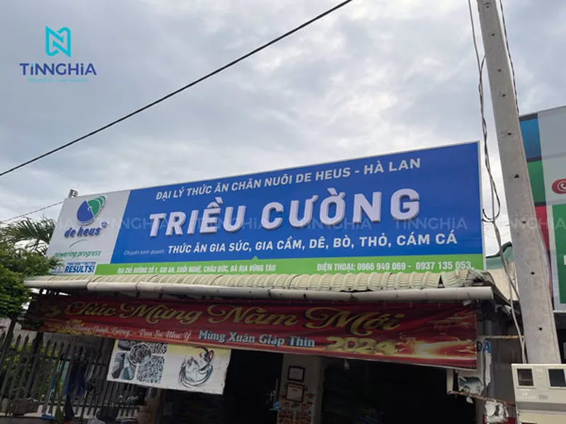 LÀM BẢNG HIỆU TÔN BÌNH DƯƠNG #Deheus