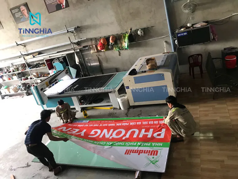 BIỂN HIỆU TÔN DĨ AN | BẢNG HIỆU TÔN GỢN SÓNG BÌNH DƯƠNG