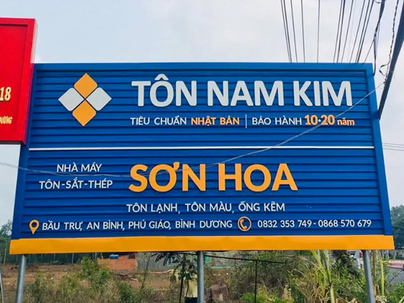THIẾT KẾ BẢNG HIỆU CÔNG TY TẠI DẦU TIẾNG | BẢNG QUẢNG CÁO BÌNH DƯƠNG