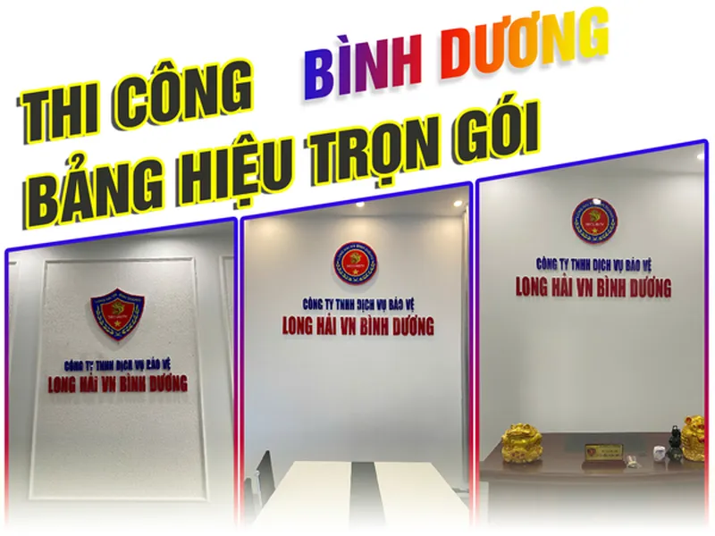 Thi Công Bảng Hiệu Trọn Gói Bình Dương | Làm Trọn Bộ Bảng Quảng Cáo Giá Rẻ