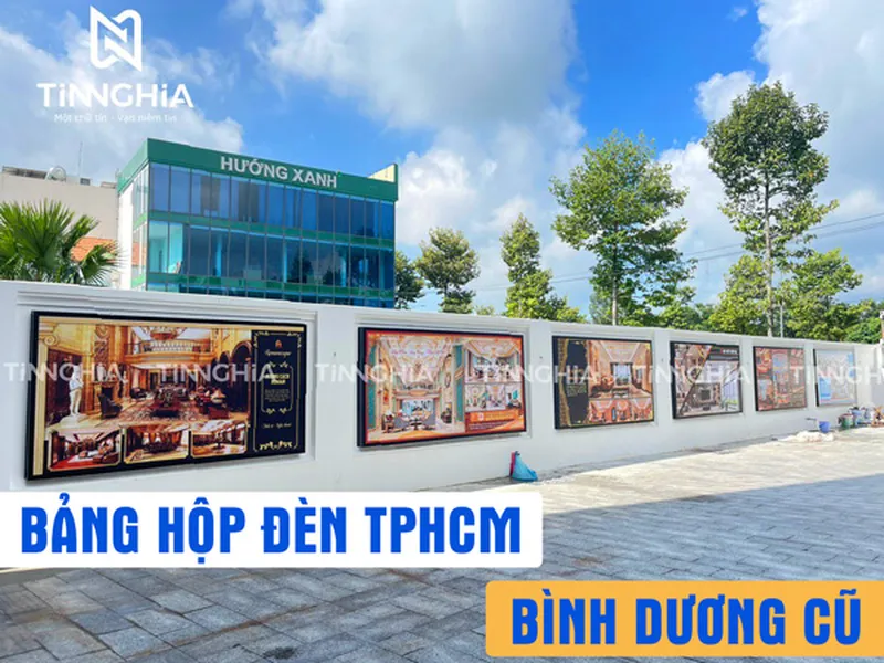 Bảng Hộp Đèn TPHCM - Thi Công Hộp Đèn Bình Dương Cũ