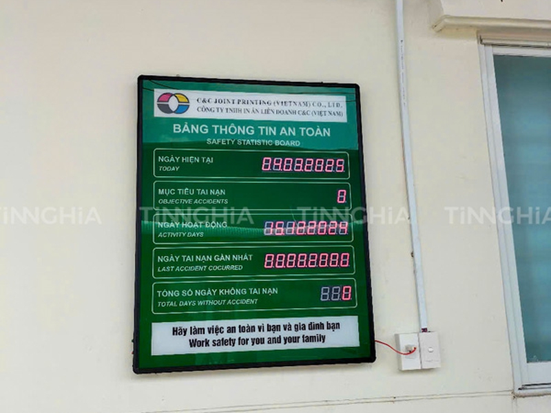 LẮP ĐẶT BẢNG AN TOÀN LAO ĐỘNG ĐÈN LED TẠI TP.HCM