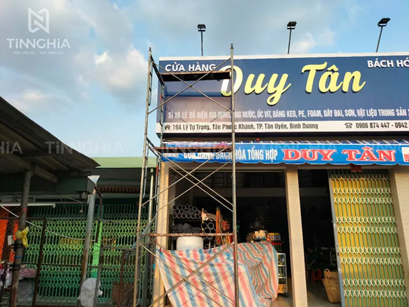 BẢNG QUẢNG CÁO CHỮ NỔI BÌNH DƯƠNG | LÀM CHỮ ALU MICA INOX QUẢNG CÁO