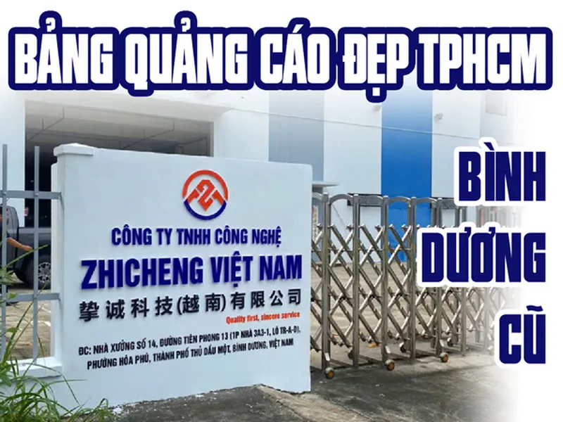 Bảng Quảng Cáo Đẹp TPHCM | Biển Hiệu Giá Tốt Làm Từ Alu Inox Mica Tôn