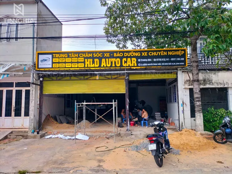 BẢNG QUẢNG CÁO TÔN SÓNG ĐẸP | TÔN CHỮ NỔI, CHỮ ĐÈN LED
