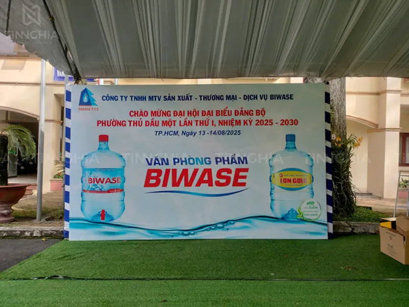 BIỂN BẠT QUẢNG CÁO KHUNG SẮT GIÁ RẺ, LẮP ĐẶT NHANH TẠI BÌNH DƯƠNG