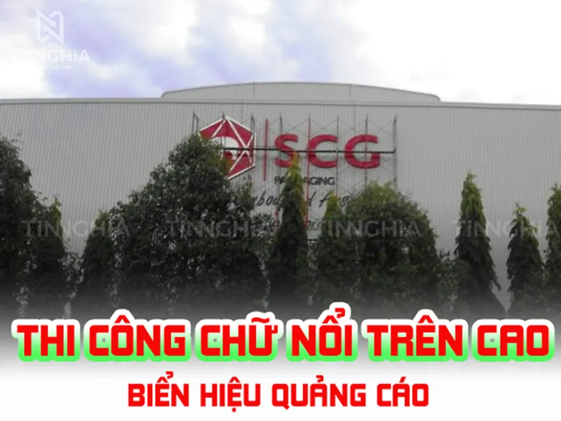 Thi Công Biển Chữ Nổi Trên Cao Ở Bình Dương