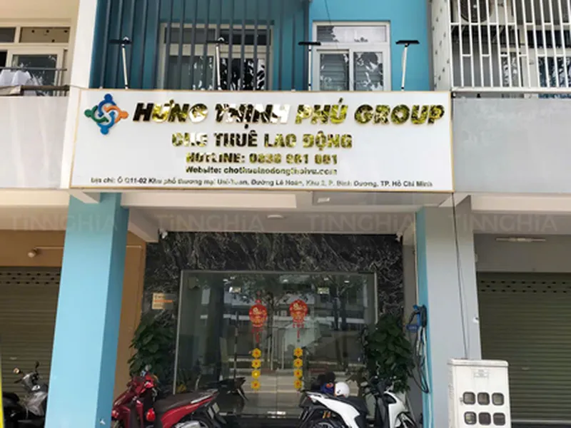 LÀM BIỂN CÔNG TY ALU CHỮ NỔI ĐẸP SANG TRỌNG