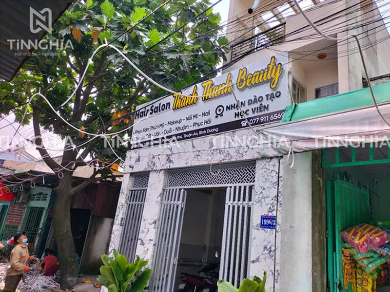 BIỂN HIỆU ALU BẾN CÁT | LÀM BẢNG QUẢNG CÁO BẰNG NHÔM ALU