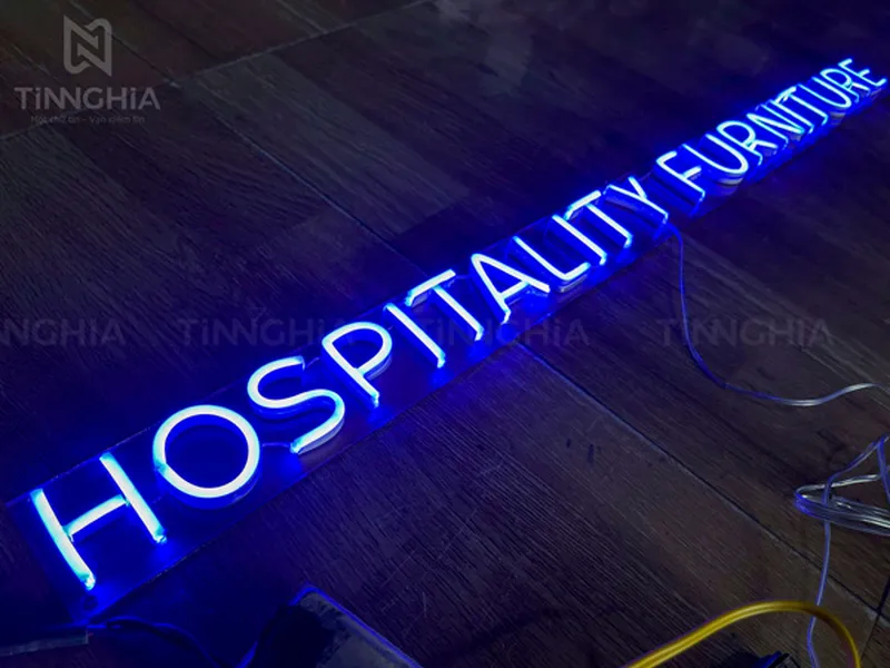 BIỂN HIỆU CHỮ NỔI TÂN UYÊN | LÀM CHỮ MICA INOX ALU, CHỮ ĐÈN LED ĐẸP