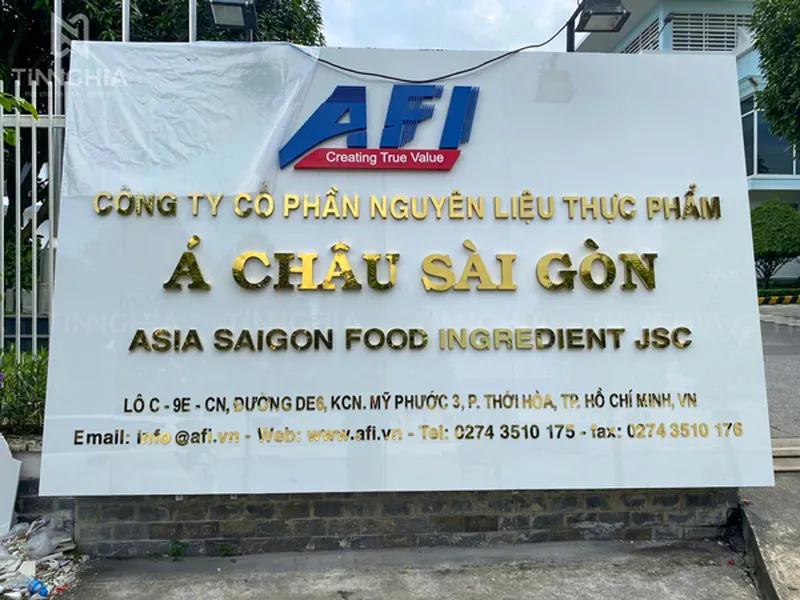 BIỂN HIỆU CÔNG TY TPHCM BÌNH DƯƠNG TRƯỚC ĐÂY 
