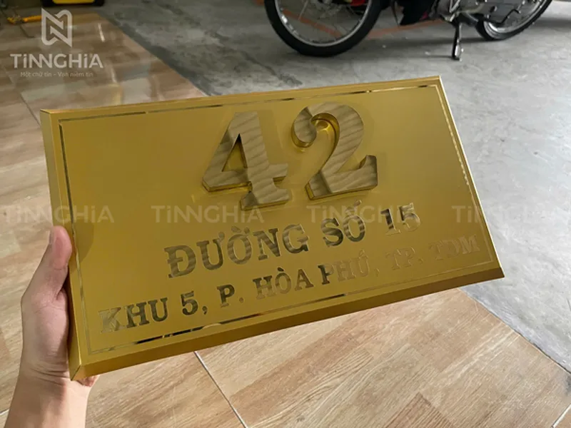 BIỂN HIỆU INOX ĂN MÒN DẦU TIẾNG | LÀM BẢNG INOX GIÁ RẺ BÌNH DƯƠNG