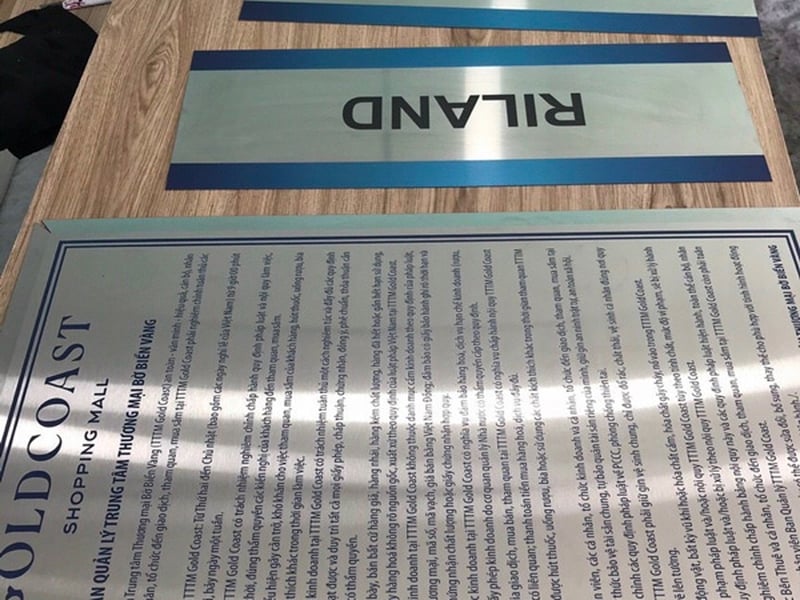 Làm Biển Chỉ Dẫn Nội Quy Công Ty Ở Bình Dương TPHCM