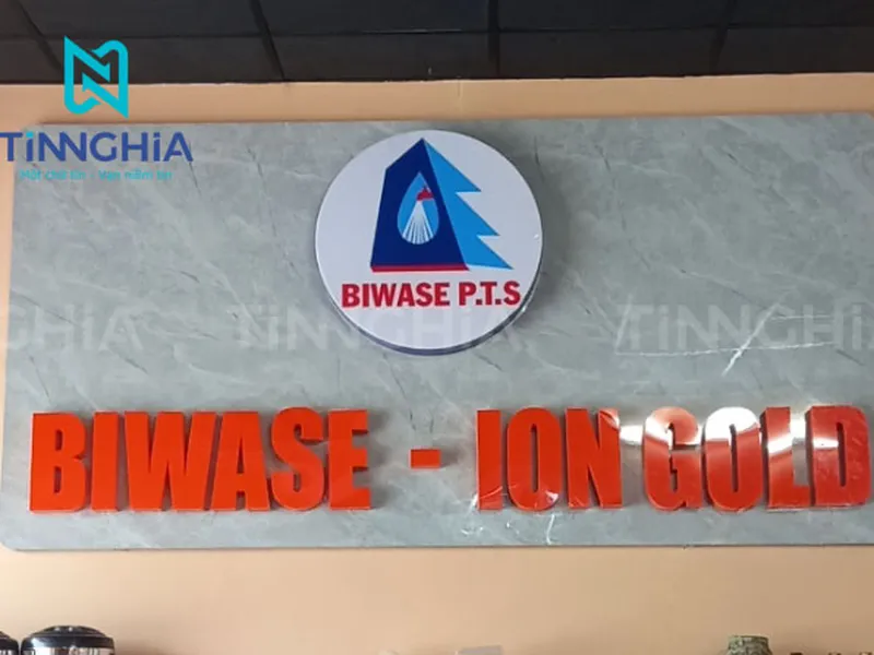 LÀM CHỮ NỔI MICA THỦ DẦU MỘT #BIWASE
