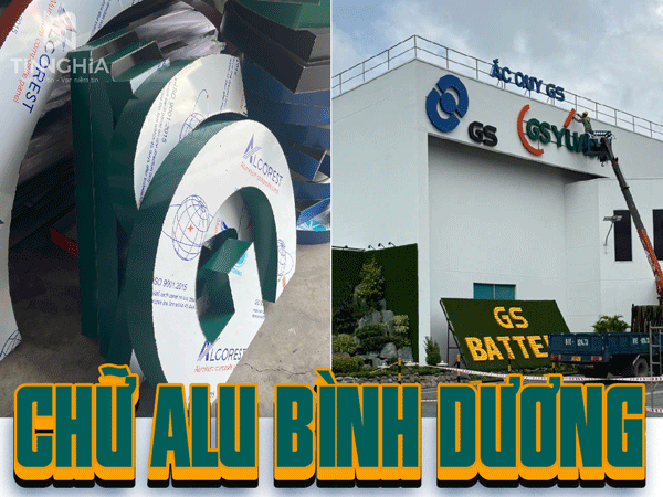Chữ Alu Bình Dương | Gia Công Chữ Quảng Cáo Giá Rẻ