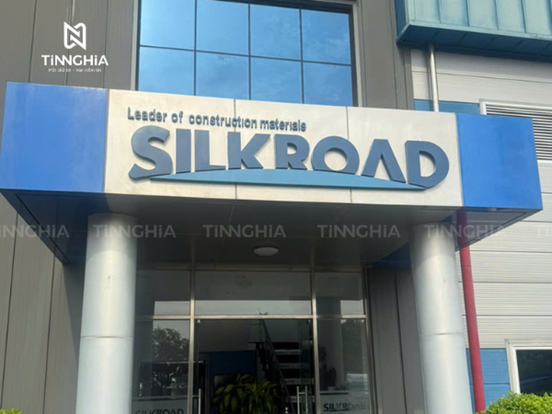 CHỮ INOX UỐN NỔI TẠI NHÀ XƯỞNG TP.HCM | THI CÔNG CÔNG TY SILKROAD
