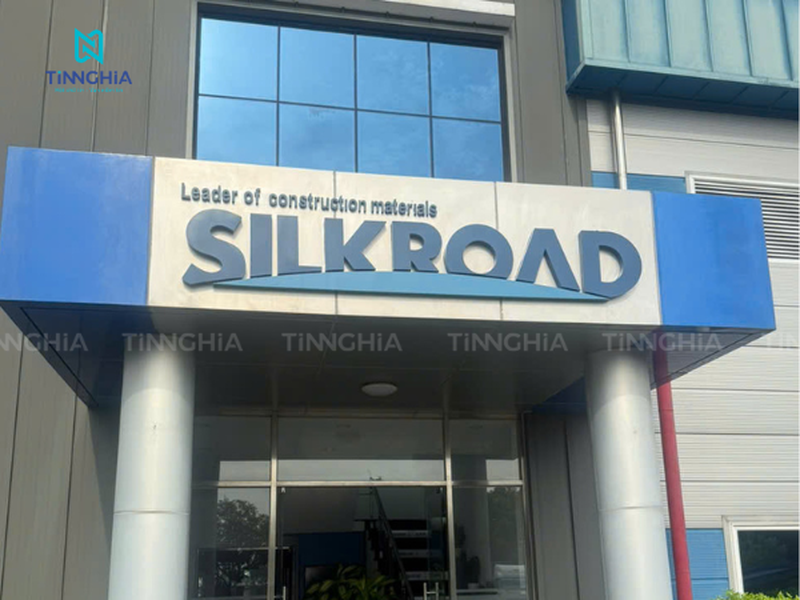 CHỮ INOX UỐN NỔI TẠI NHÀ XƯỞNG TP.HCM | THI CÔNG CÔNG TY SILKROAD