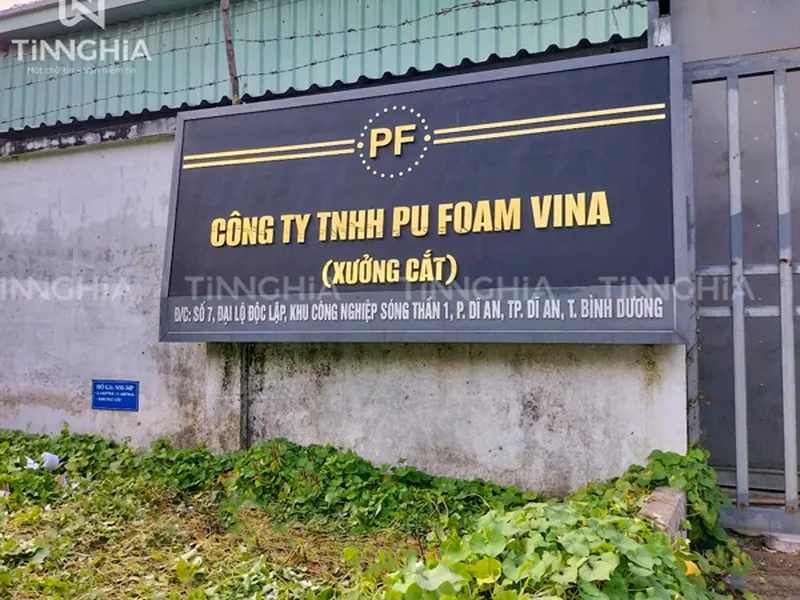 CHỮ INOX VÀNG BÀU BÀNG | LÀM BẢNG HIỆU CHỮ NỔI BÌNH DƯƠNG