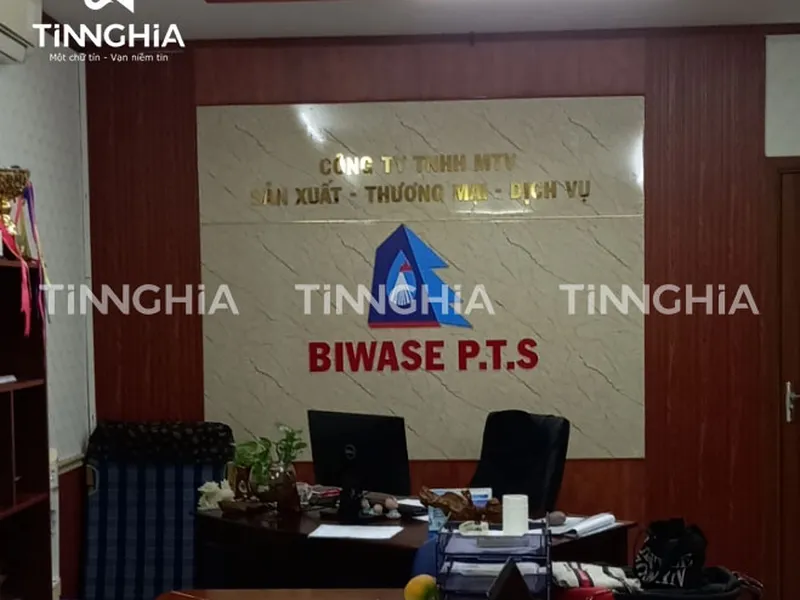 LÀM CHỮ NỔI MICA INOX Ở BÌNH DƯƠNG #BIWASE #QUẢNG CÁO TÍN NGHĨA