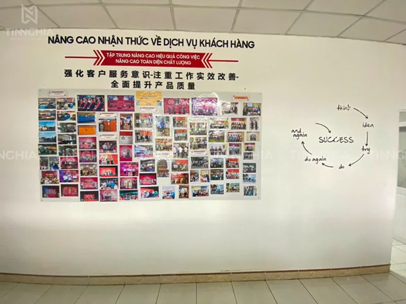 CHỮ NỔI MICA CÂU KHẨU HIỆU HAY GẮN VĂN PHÒNG - KHU VỰC XƯỞNG