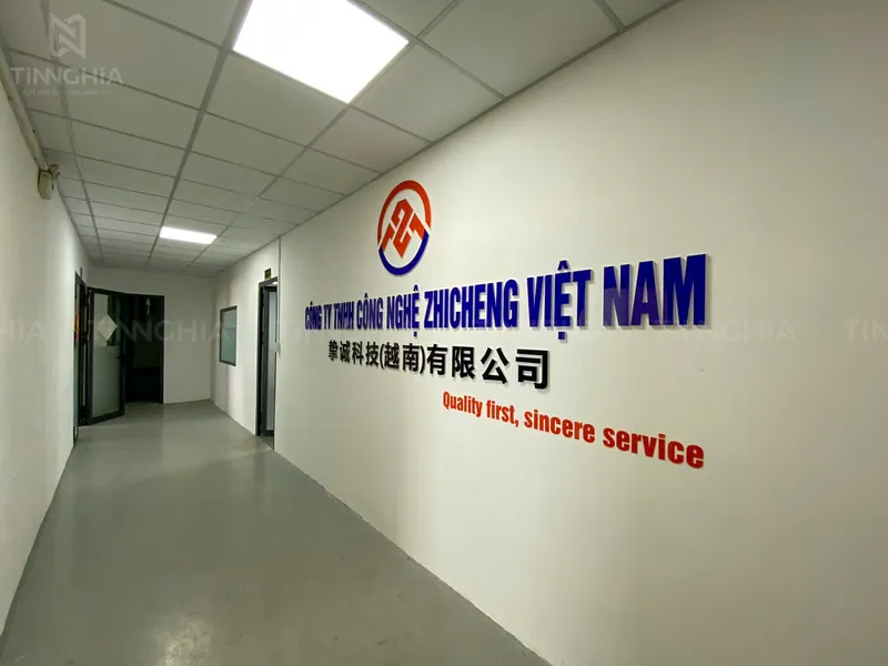 CHỮ NỔI MICA GẮN TƯỜNG VĂN PHÒNG CÔNG TY | CHỮ MICA LED ĐẸP