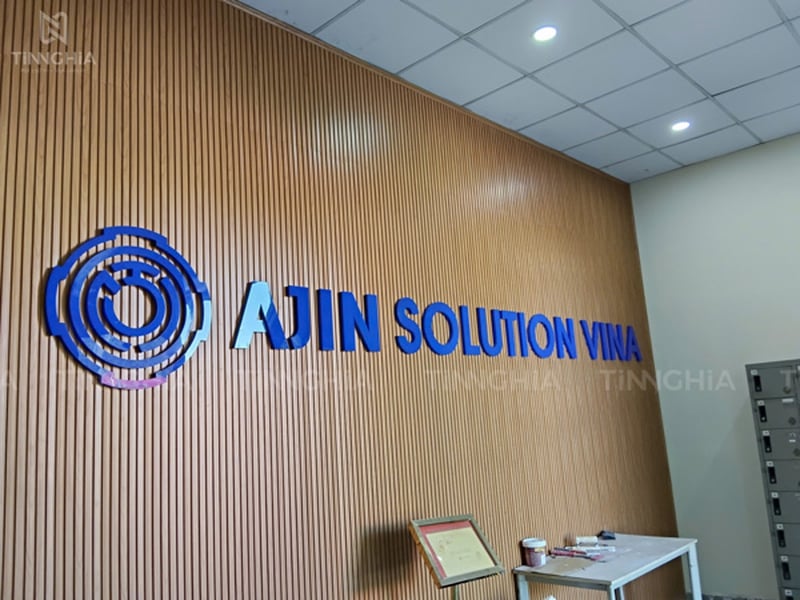 CHỮ NỔI VĂN PHÒNG CÔNG TY LÀM LOGO, TRANG TRÍ
