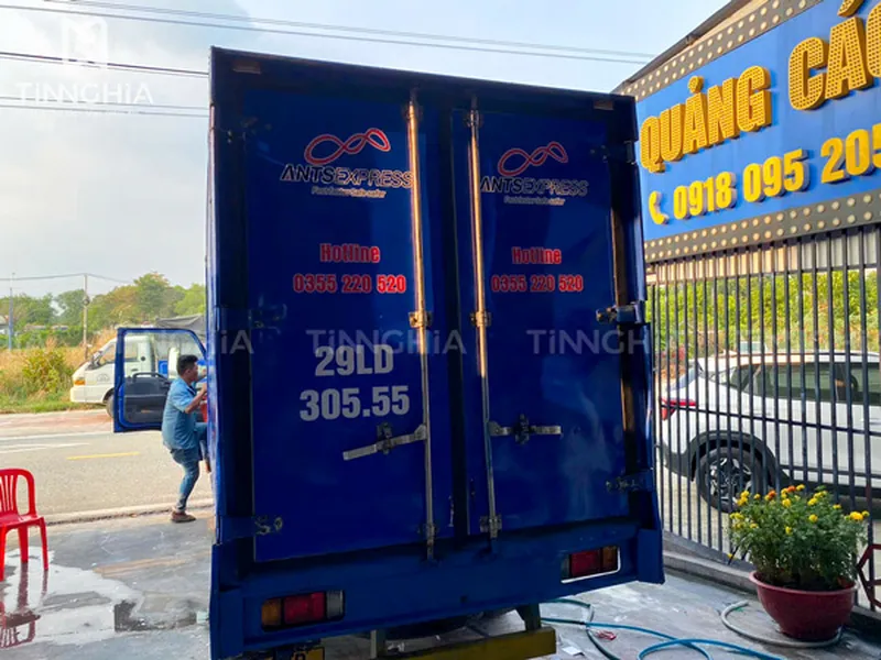 DÁN DECAL XE TẢI BẾN CÁT | DECAL LOẠI TỐT CHUYÊN DÙNG DÁN XE