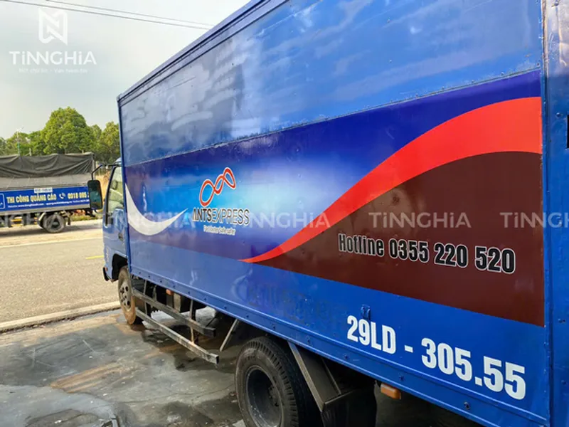 DÁN DECAL XE TẢI BẾN CÁT | DECAL LOẠI TỐT CHUYÊN DÙNG DÁN XE