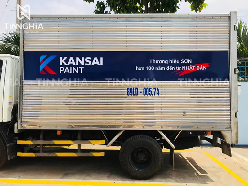 DÁN DECAL XE TẢI BẾN CÁT | DECAL LOẠI TỐT CHUYÊN DÙNG DÁN XE