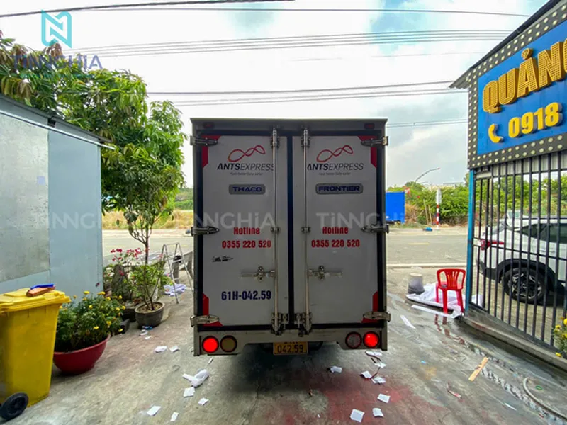 DÁN DECAL XE TẢI BẾN CÁT | DECAL LOẠI TỐT CHUYÊN DÙNG DÁN XE