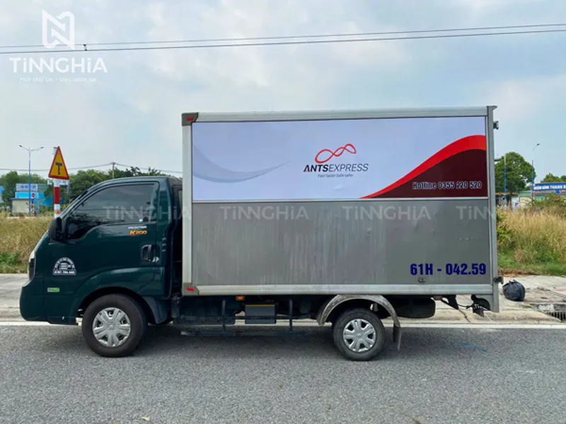 DÁN DECAL XE TẢI BẾN CÁT | DECAL LOẠI TỐT CHUYÊN DÙNG DÁN XE