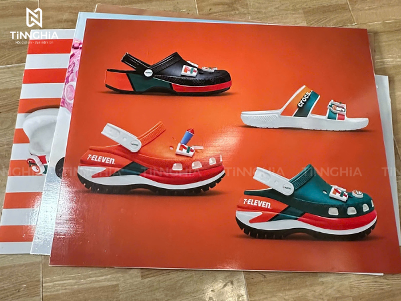 MẪU TẤM NHỰA XỐP PP DÁN DECAL QUẢNG CÁO